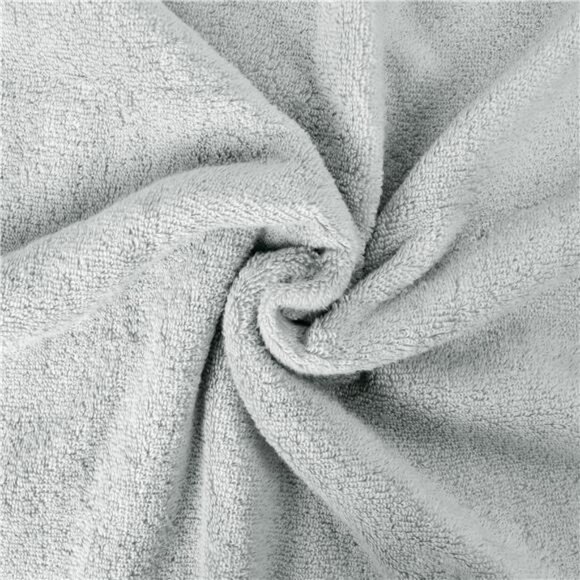 Performance Solid Bath Towel, 54" x 30", Soft Silver - Picture 3 of 7